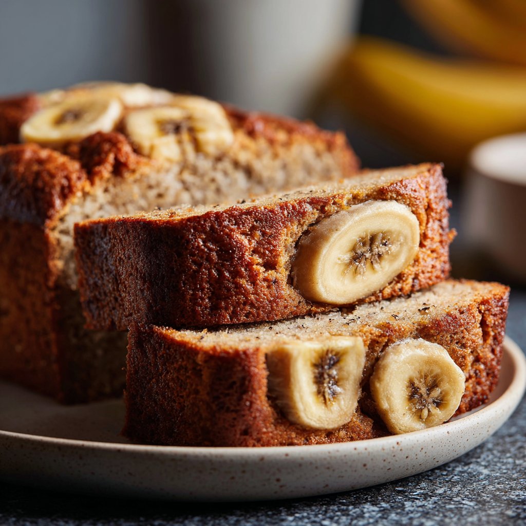 Einfaches Bananenbrot