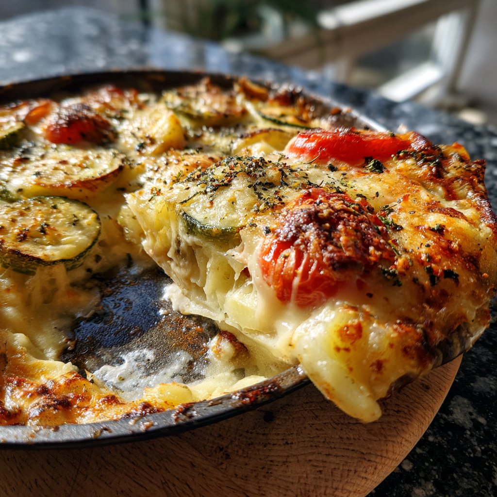 Mittagessen aus dem Ofen