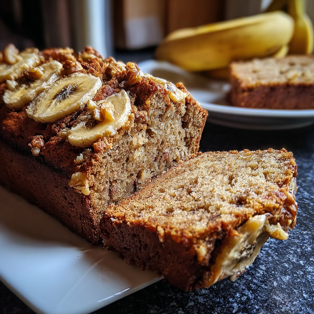 Bananenbrot mit Walnüssen