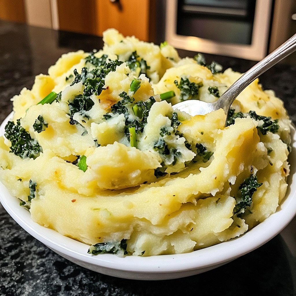 Irischer Kartoffelbrei – Colcannon