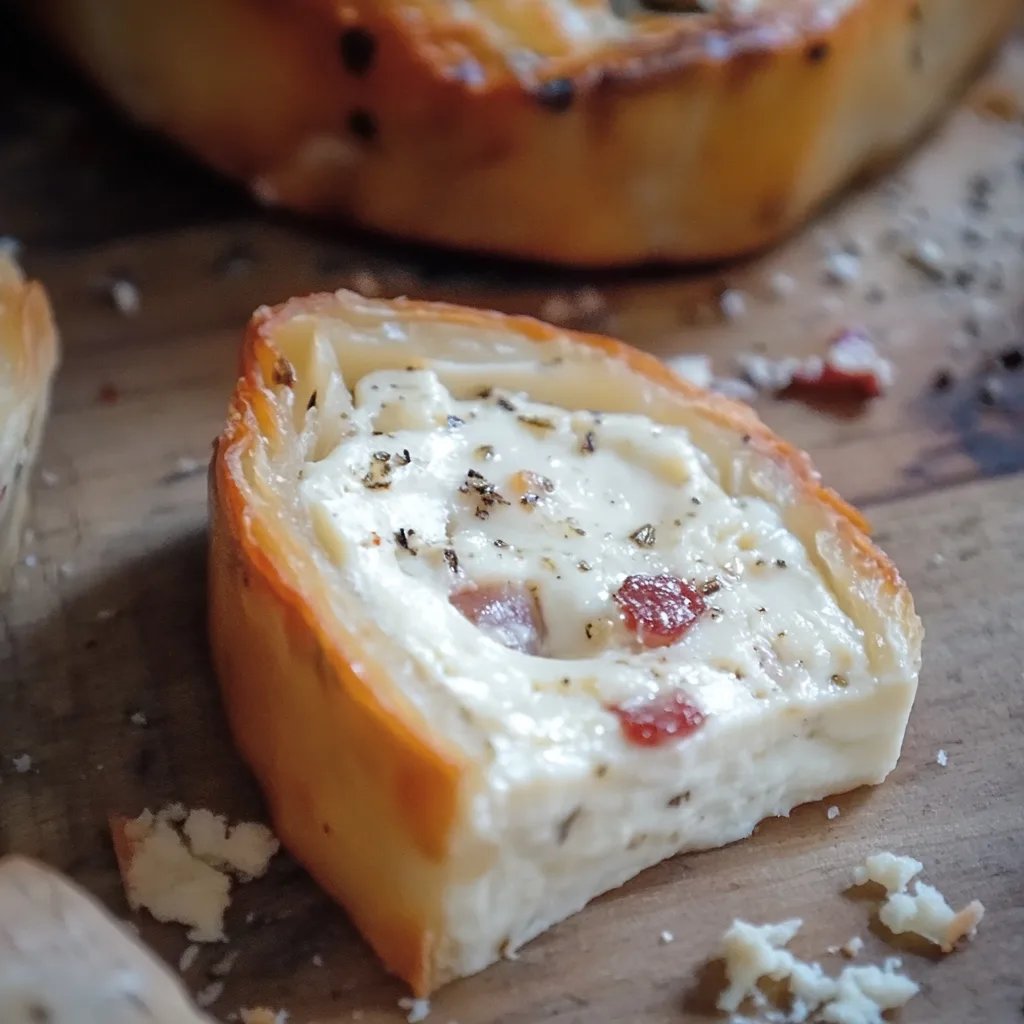 Herzhafte Blätterteigschnecken mit Schinken & Käse