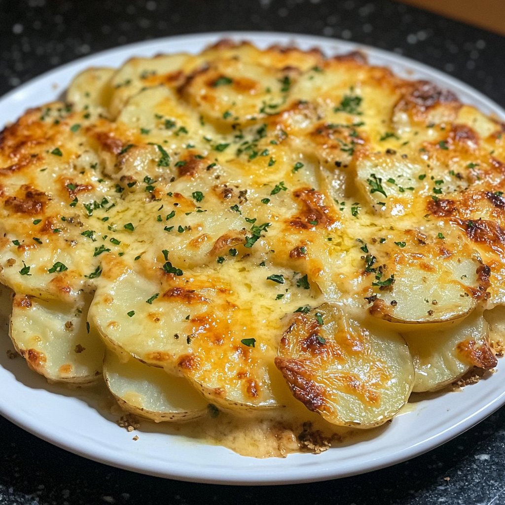 Kartoffelgratin mit Sahne