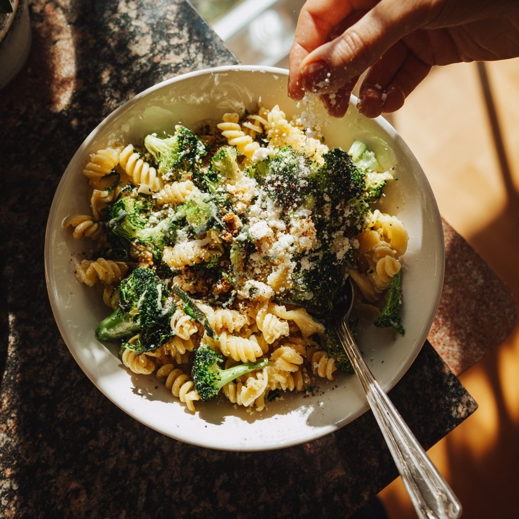 Mediterraner Nudelsalat Mit Brokkoli