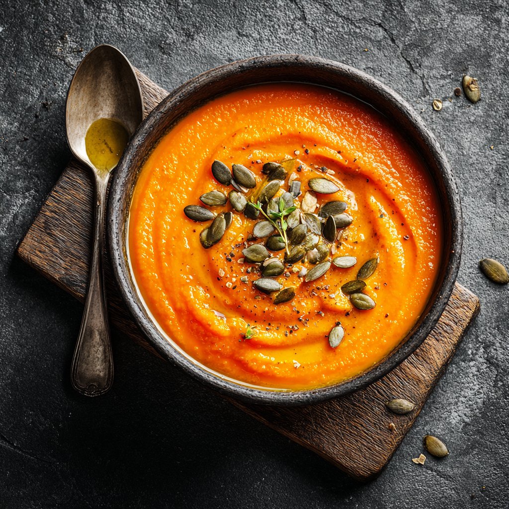 Kürbissuppe aus dem Ofen