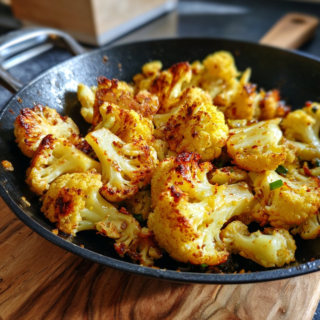 Blumenkohlpfanne mit Kreuzkümmel