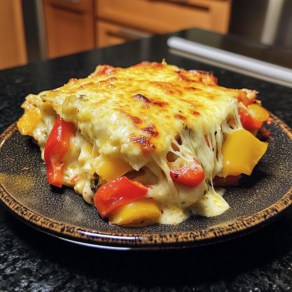 Gemüseauflauf mit Paprika