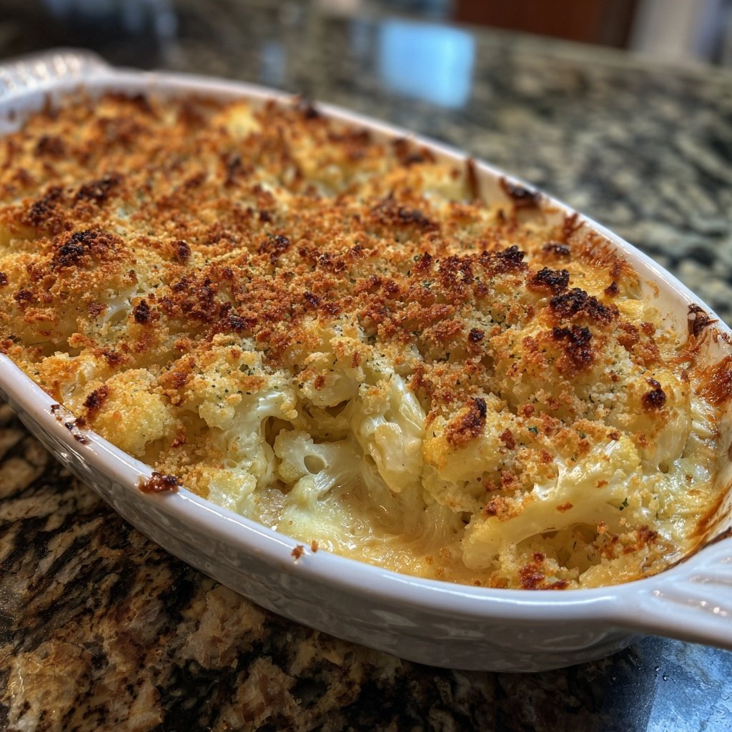 Blumenkohl Gratin Mit Semmelbröseln
