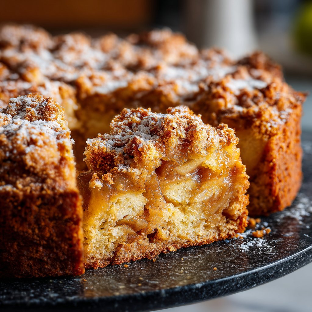 Bananenkuchen mit Apfelmus