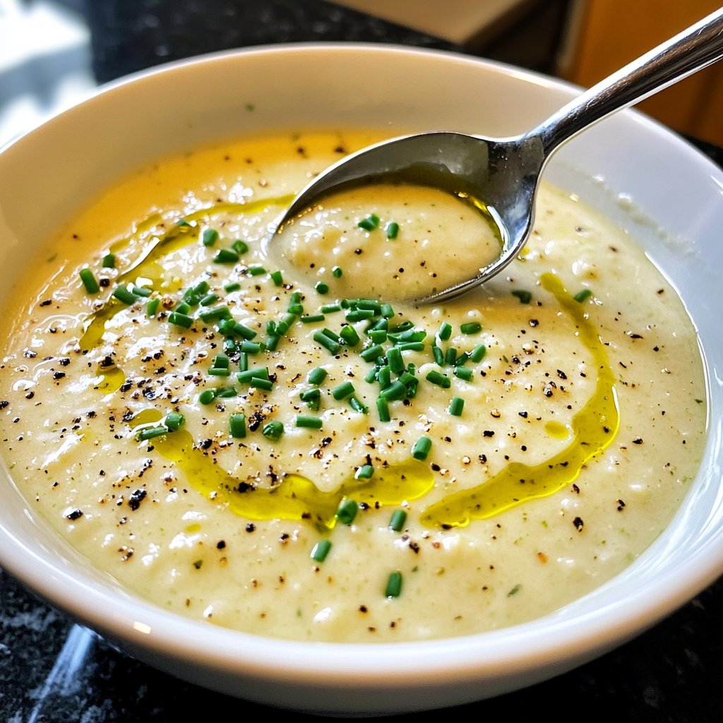 Blumenkohlsuppe ohne viel Aufwand