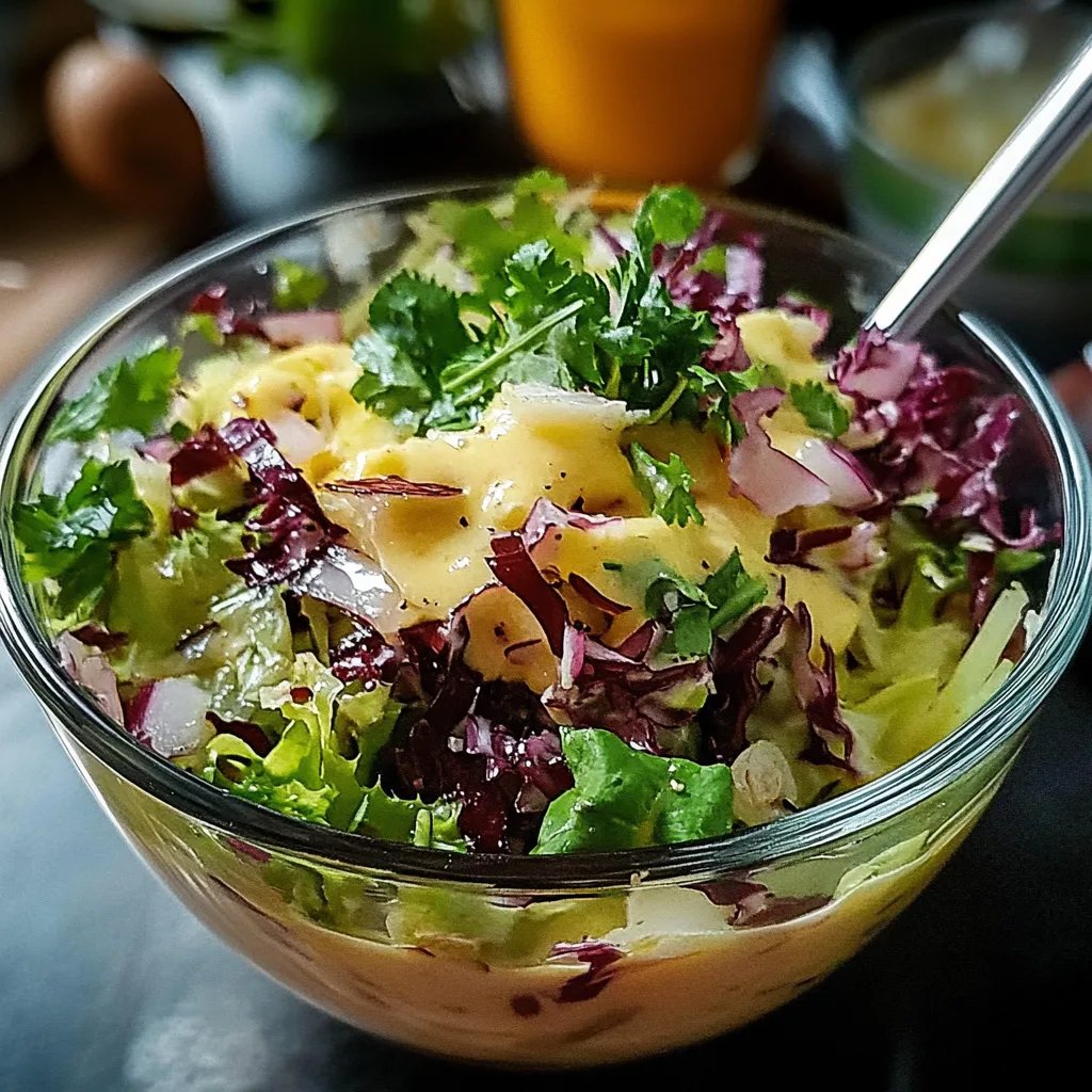 Mildes Honig-Senf Dressing