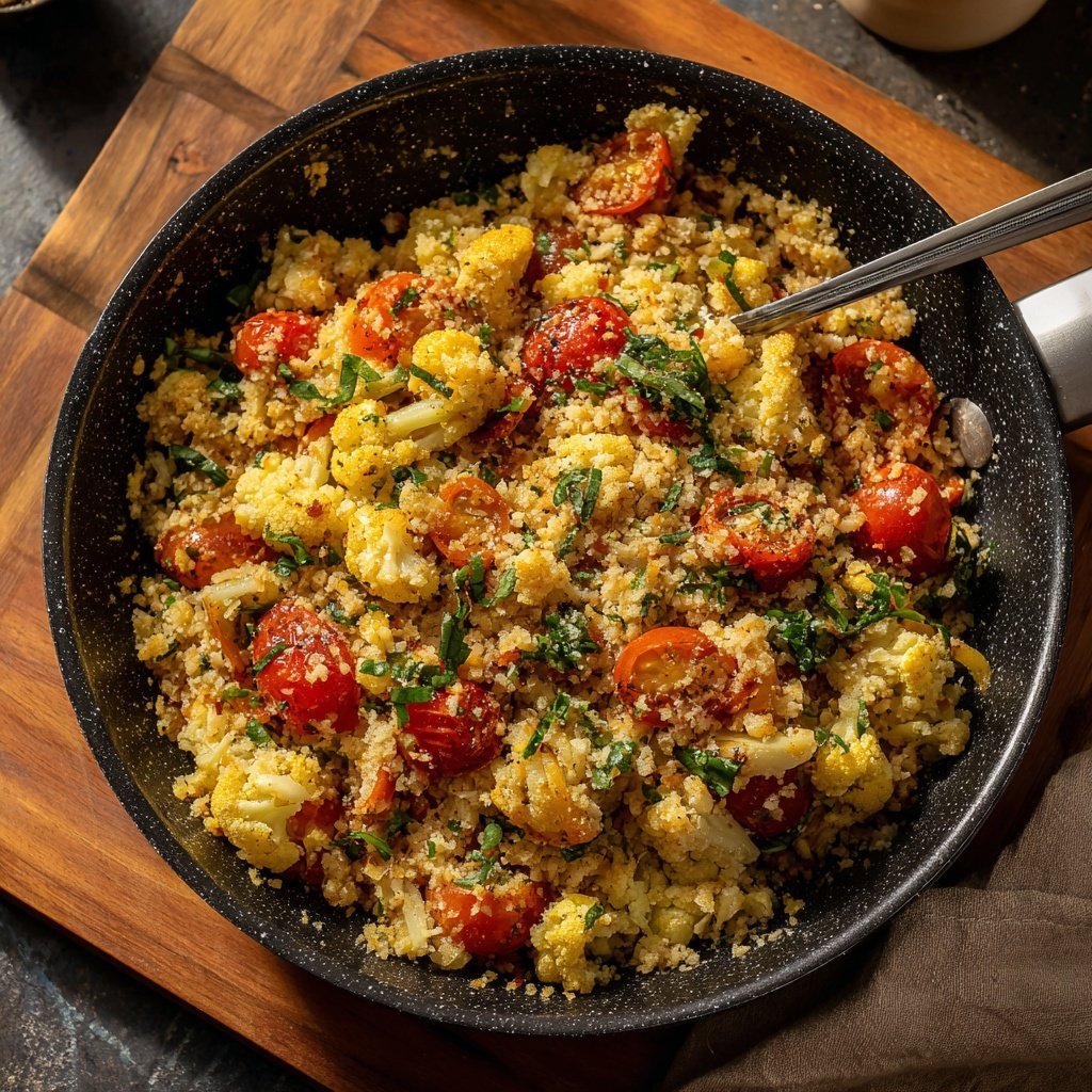 Blumenkohl Reis Pfanne