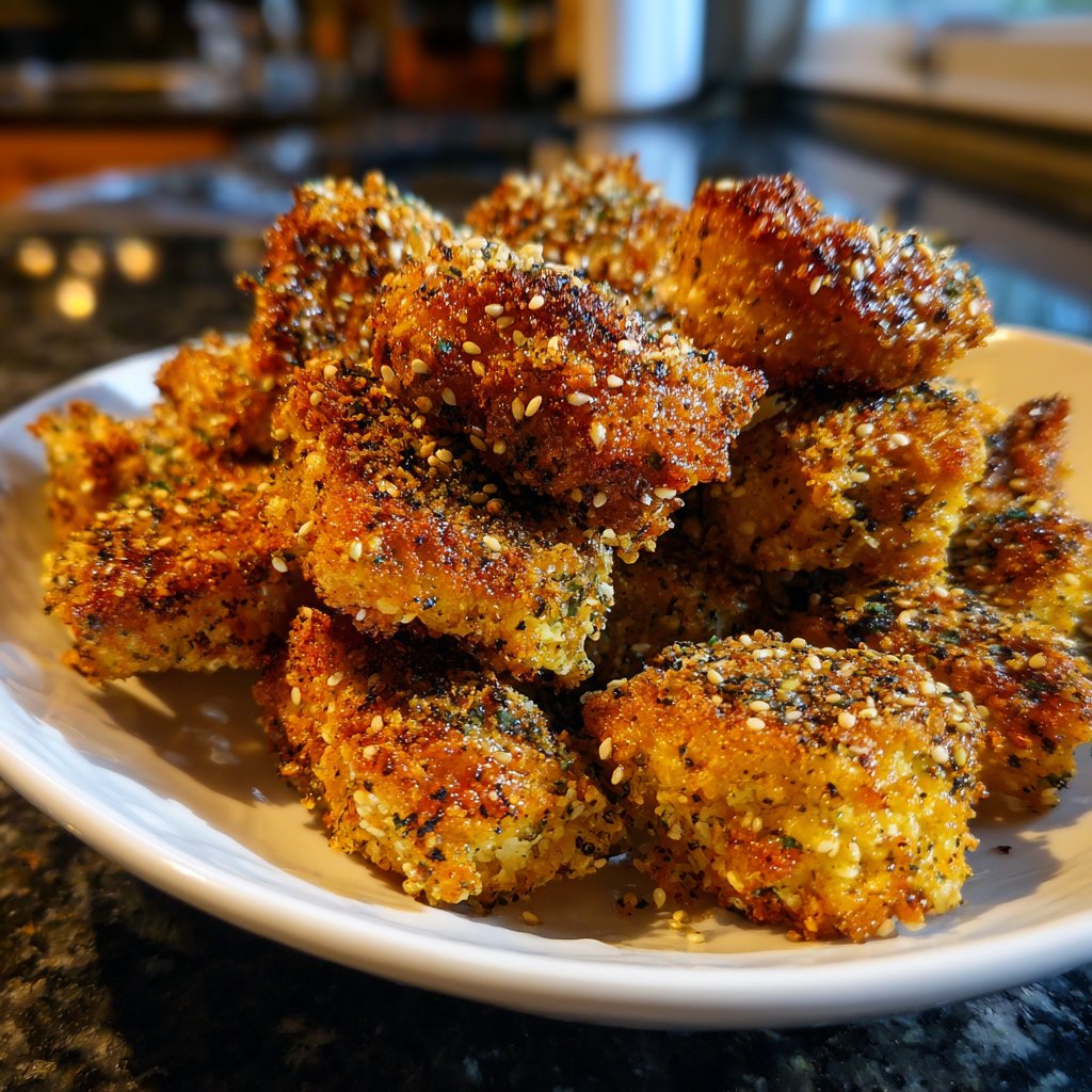 Blumenkohl paniert mit Sesam