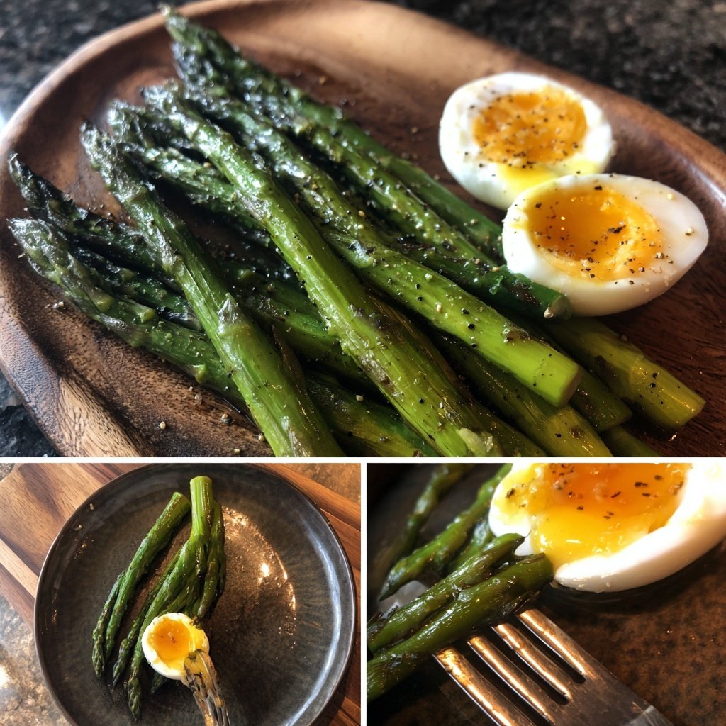 Grüner Spargel Mit Ei